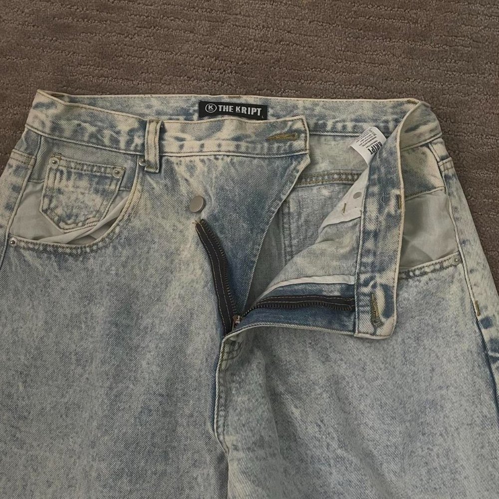 Wrap asymmetrical jeans - Picture 2 of 5